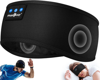 Bluetooth Sleep Headband – Wireless Headphones, Built-In Speakers, Comfortable Fabric, 10-Hour Battery Life